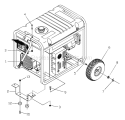 Page D Diagram and Parts List for 1654-2  Briggs and Stratton Generator